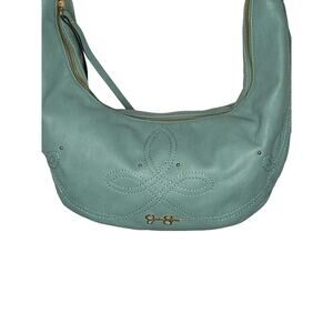 Jessica Simpson NWT London Hobo In Dusty Jade Shoulder Handbag Purse Zip Accent